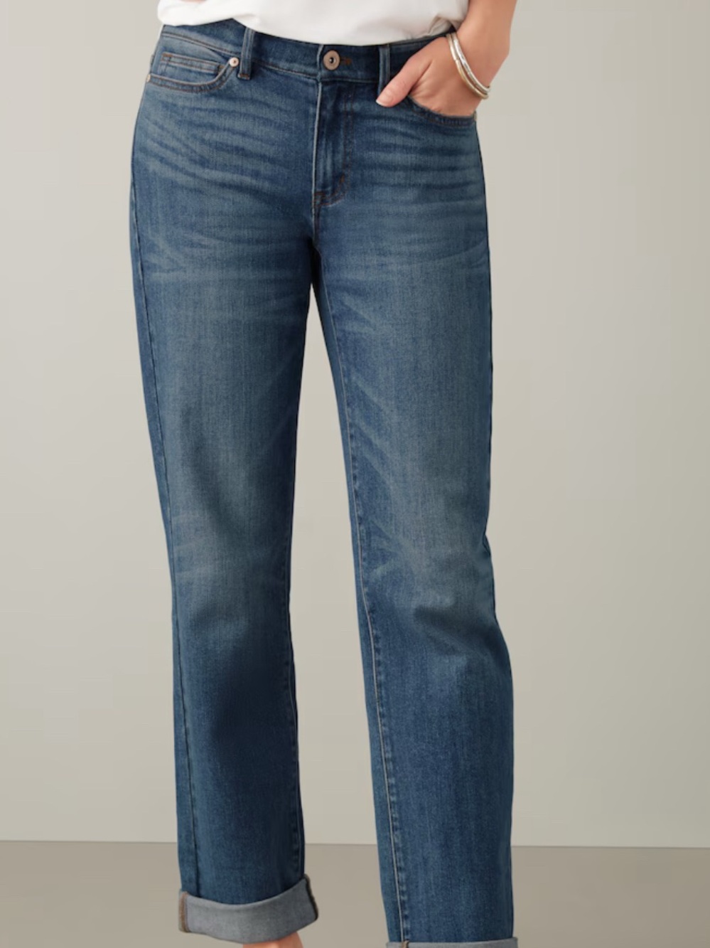J. Jill Straight Leg Jeans 10 Tall
